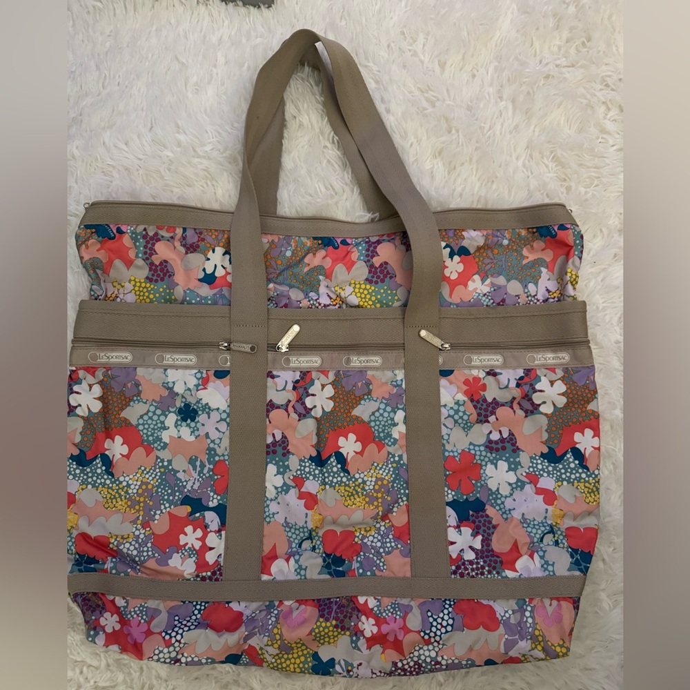 LeSportsac Multicolor Floral Tote Bag